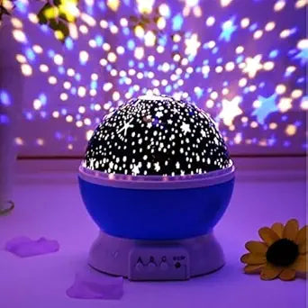 Starry Sky Projection Lamp for Bedroom, Decorative Night Light
