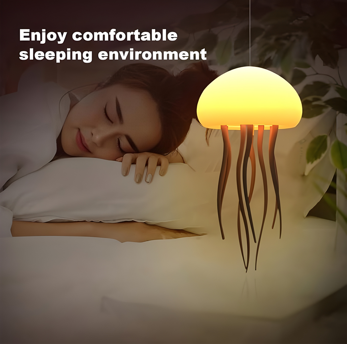 Jellyfish Shape Led Mood Light Lamp