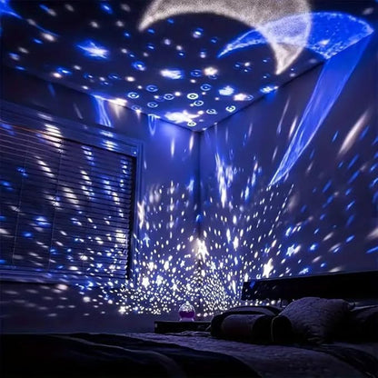Starry Sky Projection Lamp for Bedroom, Decorative Night Light